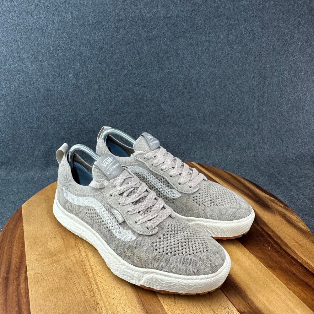 Vans UltraRange VR3 Sneakers Chinchilla Beige Gray Knit Womens 9 Mens 7.5 - Picture 2 of 11